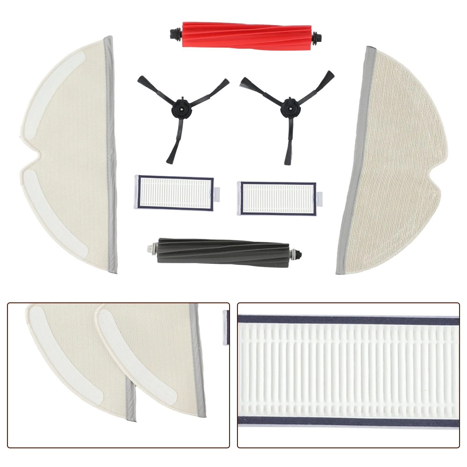Vacuum Cleaner Main Brush Home With Side Brush Accessories Easy To Install Kit Parts Replacement High Quality Brand New