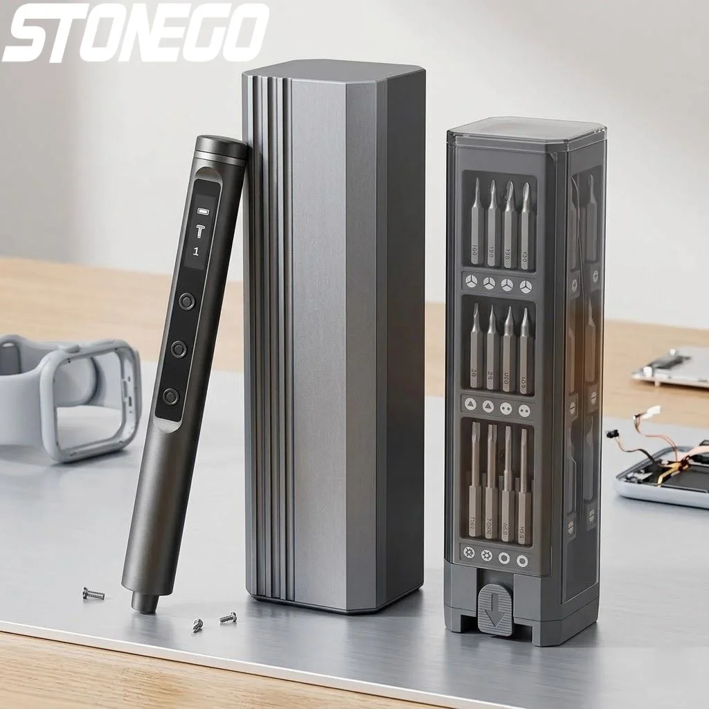 

Набор электрических отверток с 42 магнитными насадками и 5 настройками крутящего момента, идеально подходит для ремонта iPhone, камер и ПК, мини-набор электроинструментов