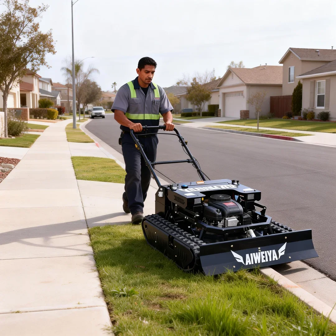 

Многофункциональная газонокосилка на гусеничном ходу для любых типов местности, универсальный помощник для всей семьи, запуск и остановка одной кнопкой, простое управление