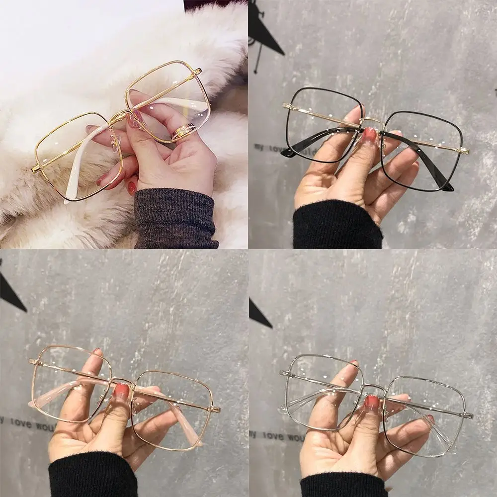 Blue Ray Blocking Anti-Blue Light Glasses Photosensitive Discoloration Ultralight Computer Goggles Metal Eye Protection