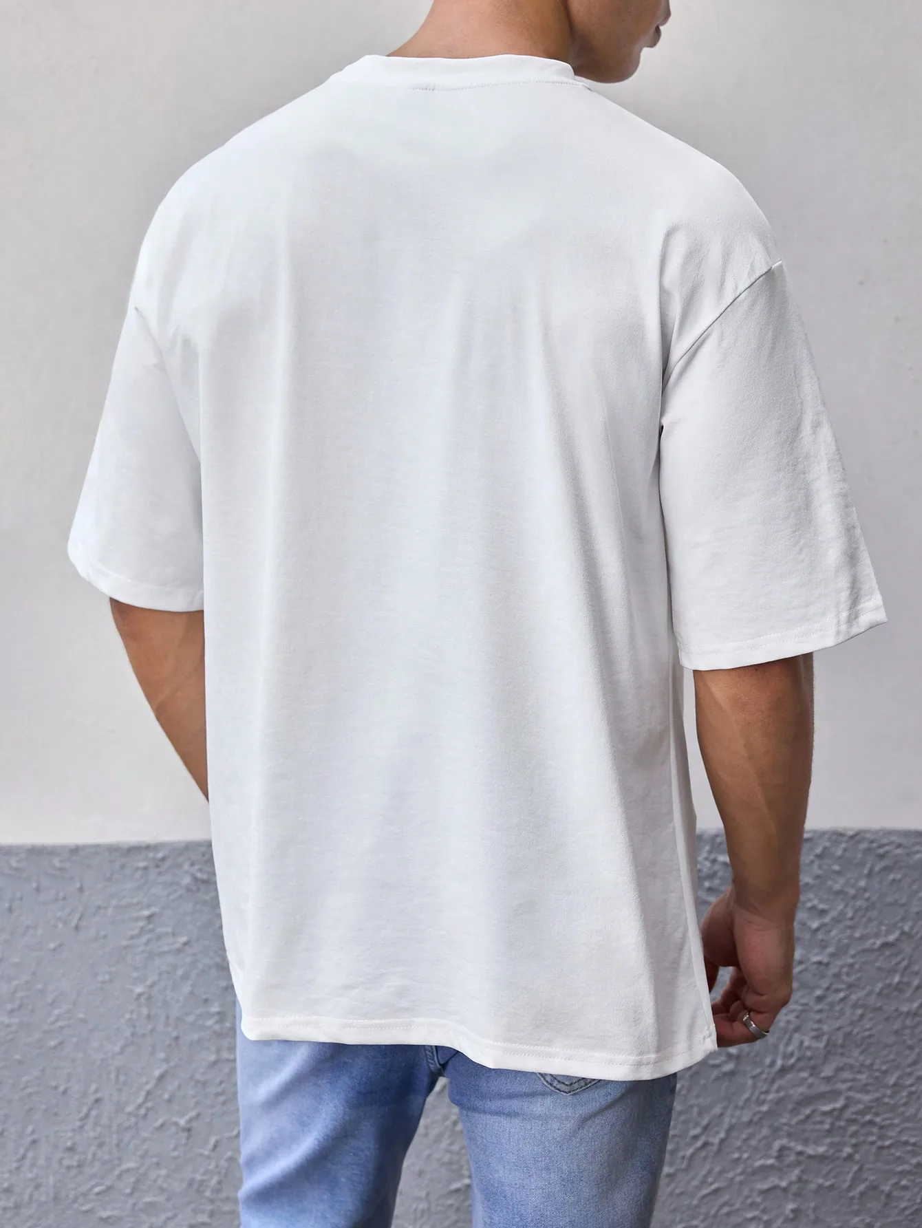 Men white T-shirt Plain Color Summer Male Casual  Short-sleeved O-Neck Summer Solid Color T Shirts  Breathable Tops Boys Clothes