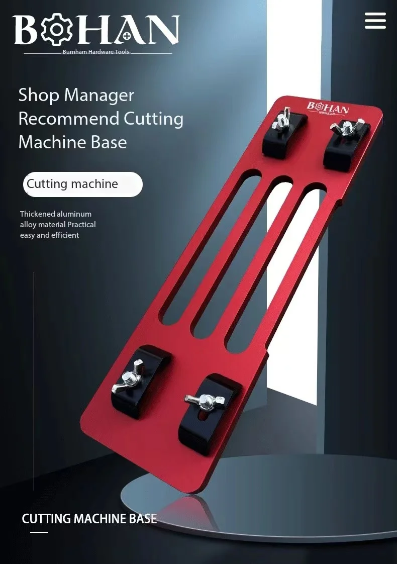 NUOVA Base per macchina da taglio Base in lega di alluminio Lavorazione del legno Macchina per marmo Punzonatrice Base per sega portatile Taglierina per tagliere