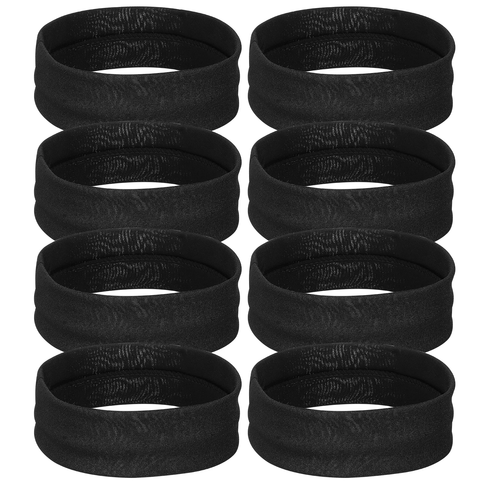 

8pcs Running Sweat-absorbent Headbands Thick Sports Hair Bands Fitness Yoga Sweatbands for Gym Exercise Basketball