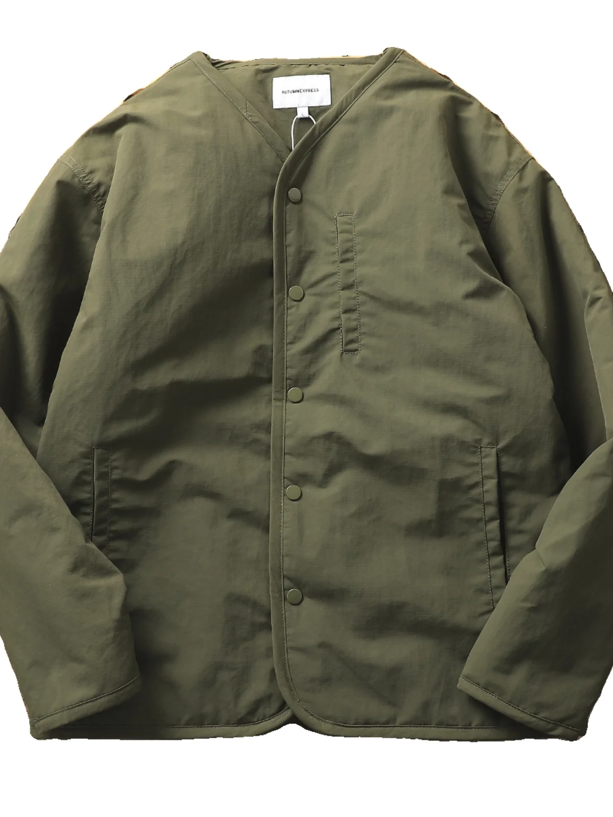 

Retro Japanese Sle Oversized Quilted Cotton Jaet Men's Nel Diamond Pattern Cotton Coat Couple's Outerwear