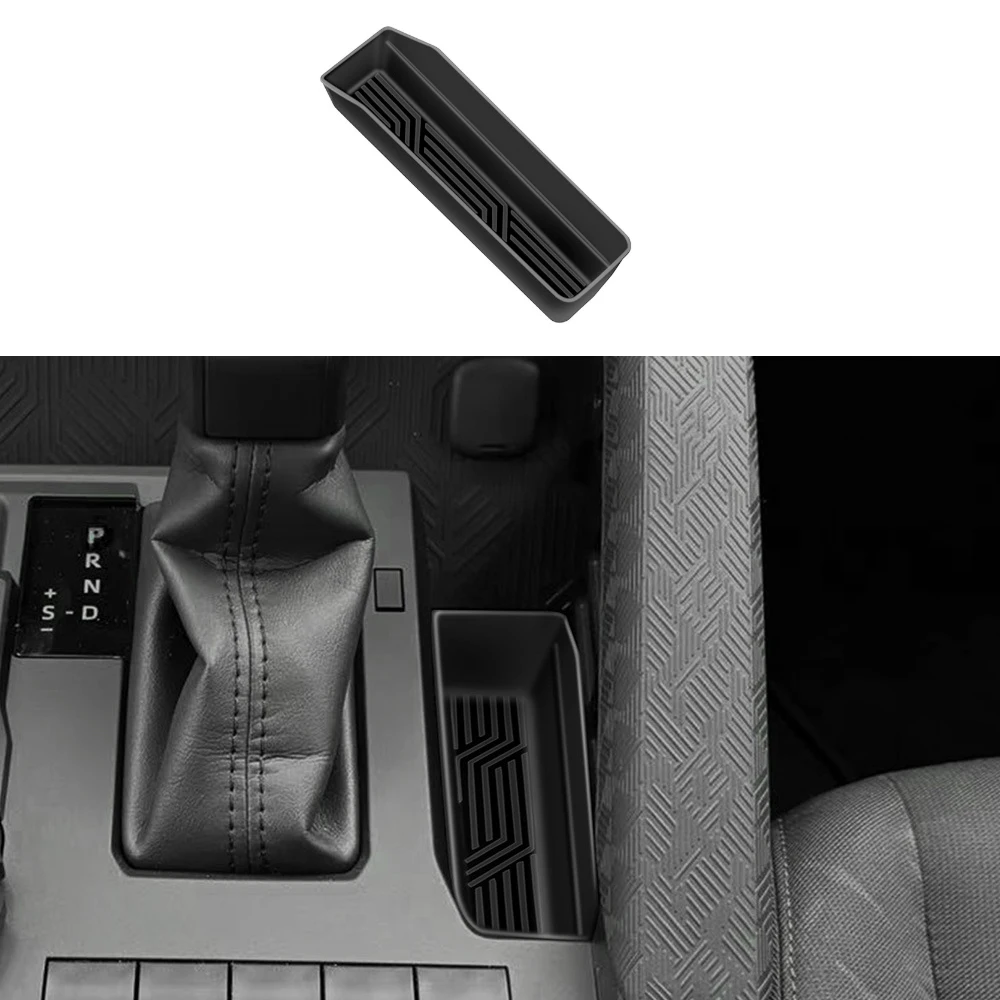 

Silicone Car Center Console Gear Shift Side Storage Box For Toyota TACOMA 2024 2025 Car Interior Accessories