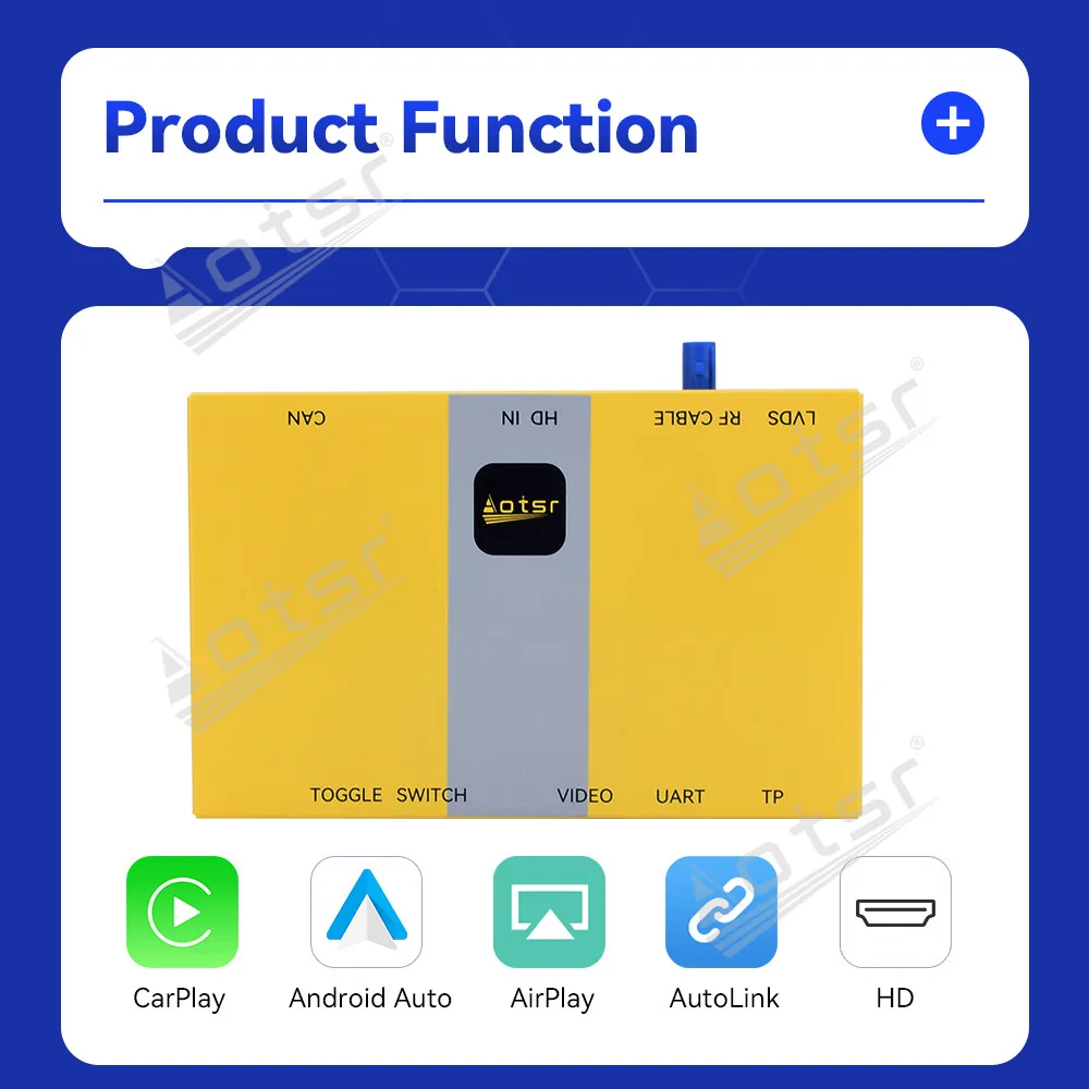 Wireless Carplay Decoder Box For Lexus ES 2014-2020 Android Auto Airplay HD Mirror Link car Accessories