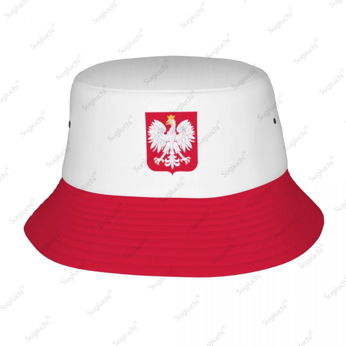 

2025 Poland 3D Flag Men Women Bucket Hat Outdoor Sun Protection Cap Breathable Mesh For Fisherman Camping Hiking
