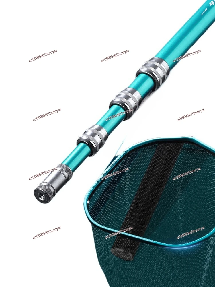 

Carbon net rod black pit ultra-light and ultra-hard fishing net pocket set