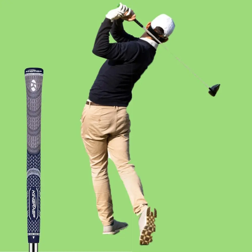 Rubber Golf Club Rubber Grip Comfortable Non-slip Golf Club Grips Lightweight Shock-absorbing Golf Swing Training Grip