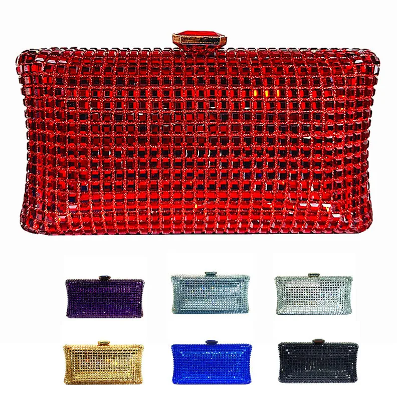 

Women's Sparkling Rhinestone Evening Clutch Bag Glamorous Beaded Design for Parties & Events Can be matched with shoe