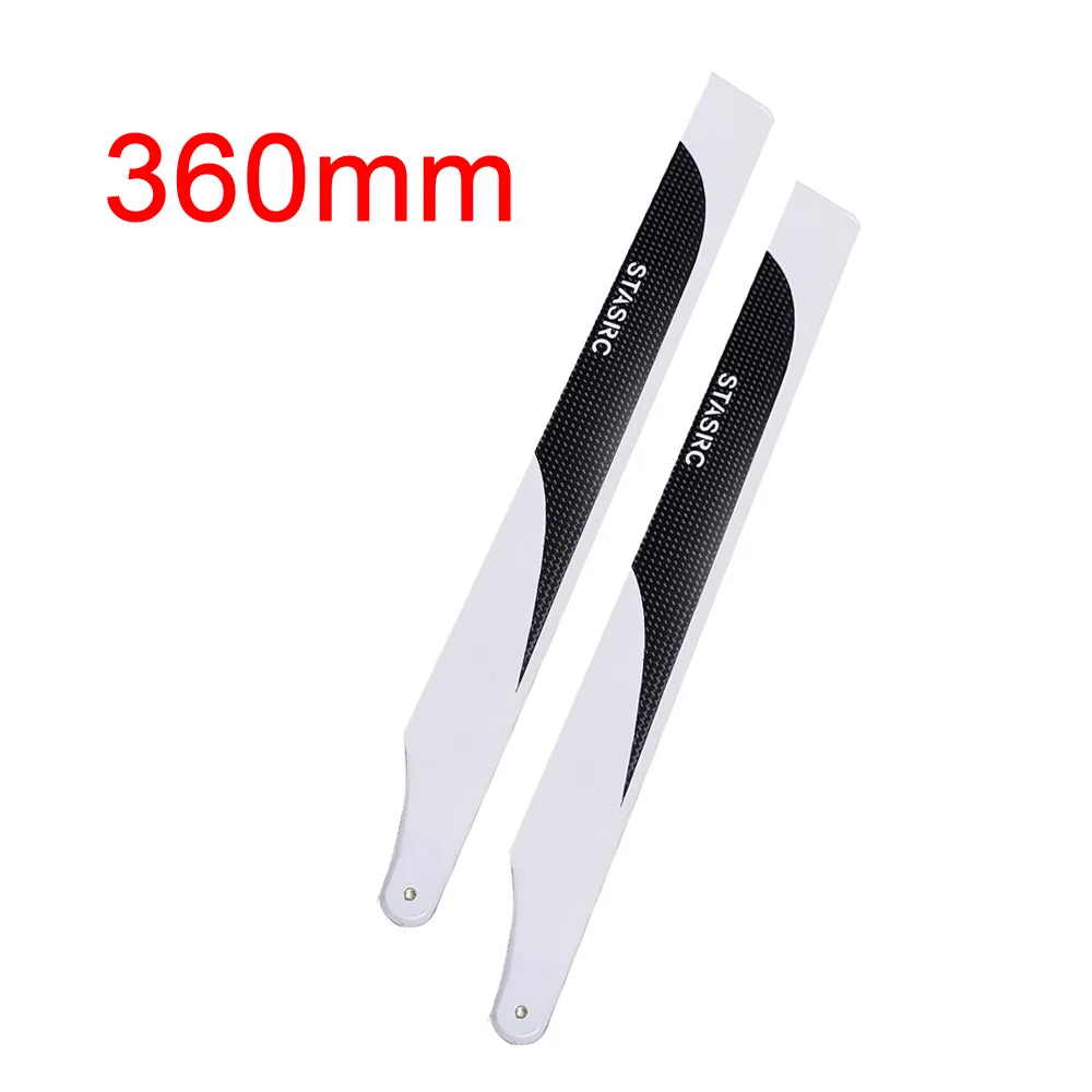 XAERO 360MM カーボンファイバーメインローターブレード アライン T-REX 450 480 450L 450L ドミネーター DFC ヘリコプター RC パーツ用