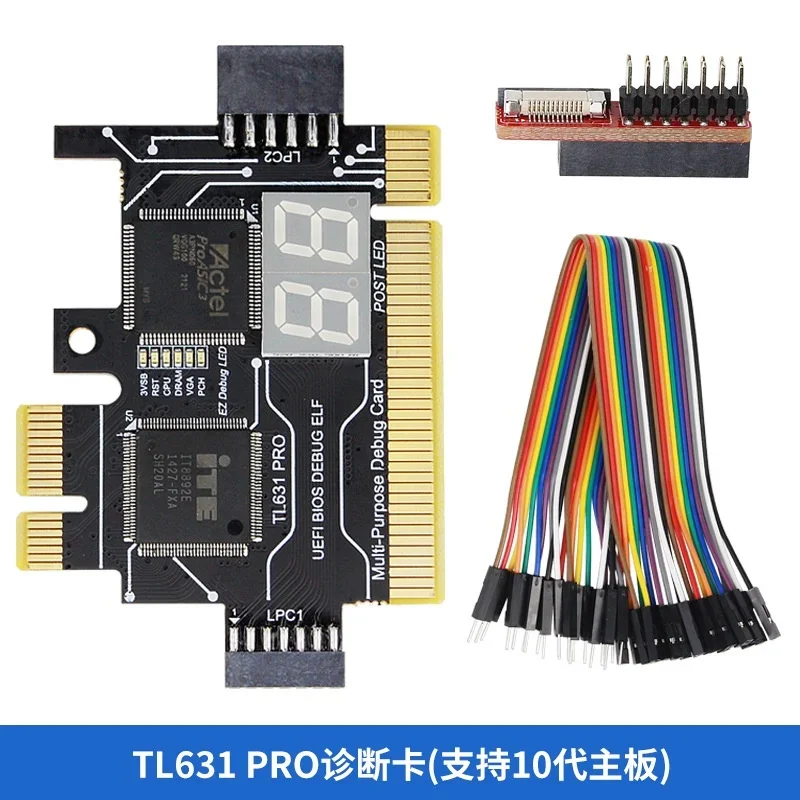 TL631 Pro Universal Laptop PC LPC PCI PCI-E PCI-E Mini Motherboard Analyzer Diagnostic Tester Debug Cards For COM ASUS Apple LPC