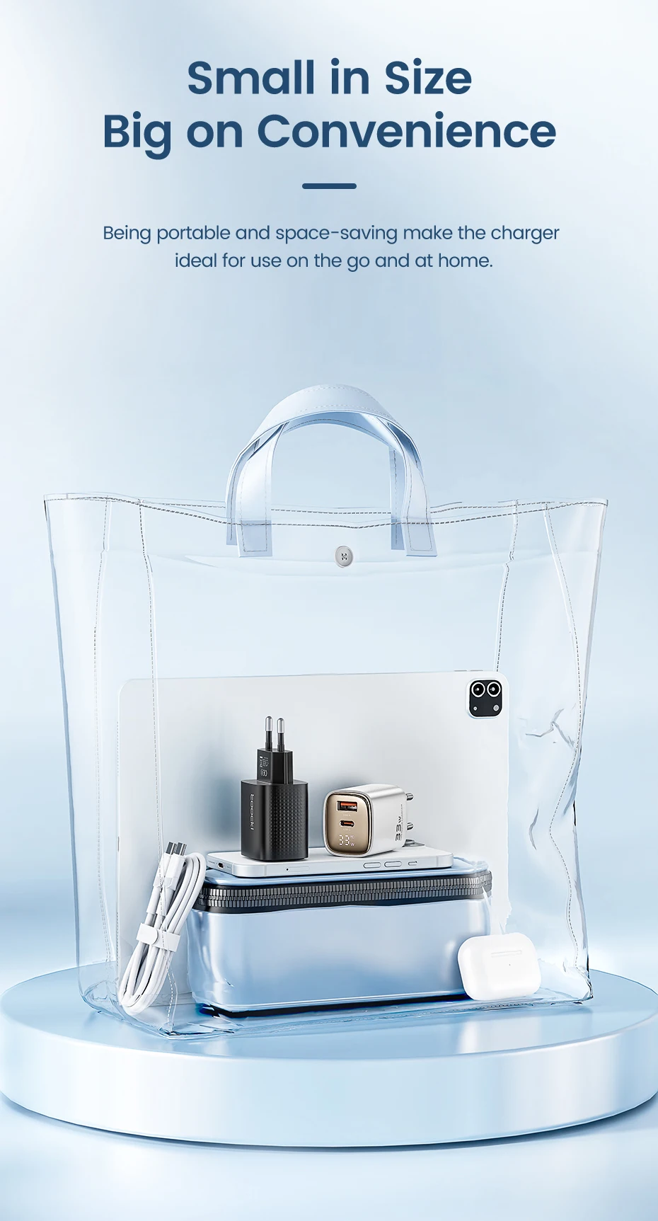 Toocki 33W GaN USB C Charger Digital Display Fast Charging Type C Charger for iPhone 15 14 13 12 Samsung Galaxy S23 S22 Xiaomi