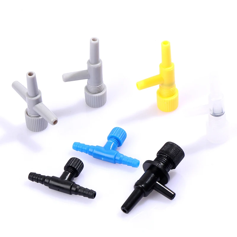 3/5/10Pcs Aquarium Air Flow Control Valve Fish Tank Air Regulator Hose Connector For 4/6mm CO2 Oxygen Tube Aquarium Accessories - Image 2