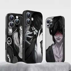 Homicipher Mr C-crawling ins Phone Case For iPhone 16 15 14 13 12 11 X XR XS 8 Plus Mini Pro Max Soft black Shockproof Cover