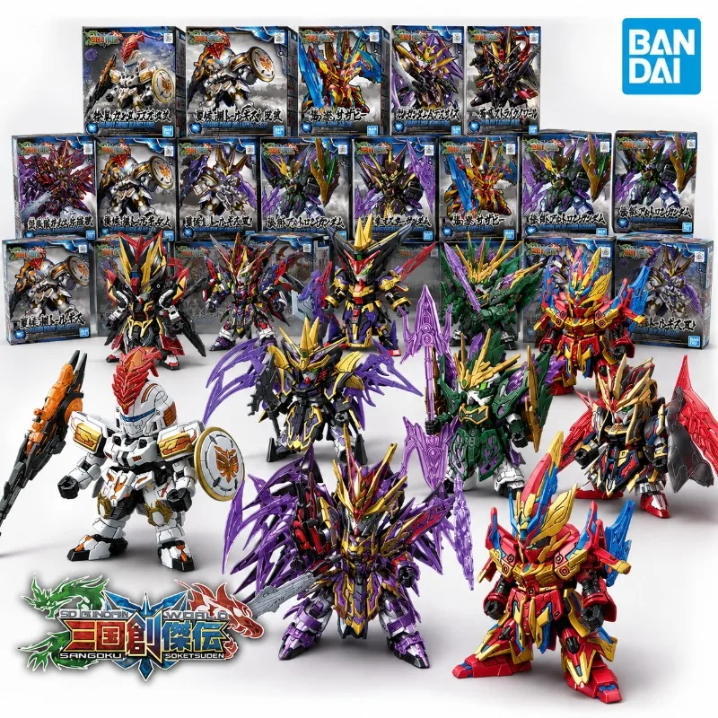 Конструктор-модель робота-меха Bandai SD Gundam Sangoku Soketsuden Sazabi Destiny Deathscythe Tallgeese Cao Wei General Dynasty