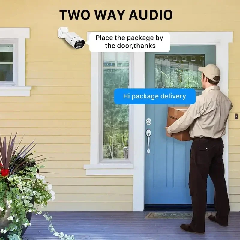 5MP 3MP 2MP 12V 48V POE IP Camera Outdoor AI Human Detect Audio HD Security CCTV Camera P2P Infrared Waterproof Video