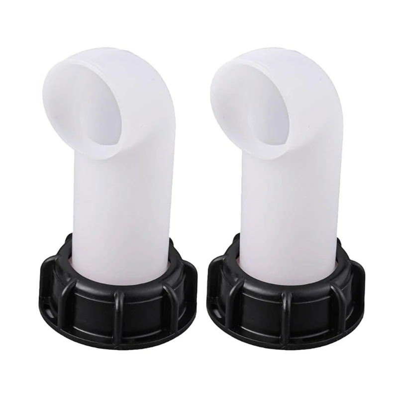

652F 2Pcs Extension Drain Spouts Hose IBC Water Nozzle Tap Caps Valves Fitting For Home Garden Water Connectors Enduring