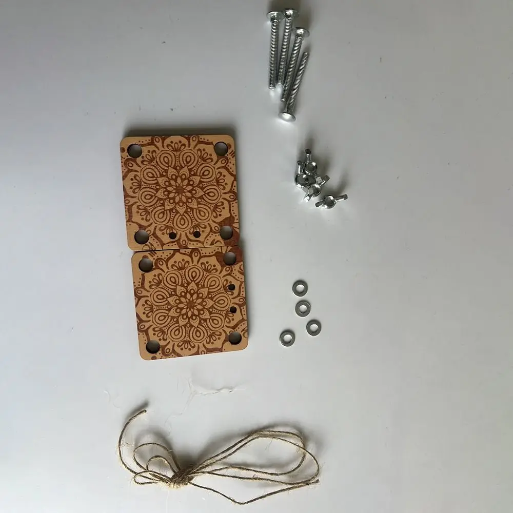 

Wooden Pocket Flower Press Creative DIY Plant Specimen Press Multi-style Keychain Press Flower Tool Making Dried Flower
