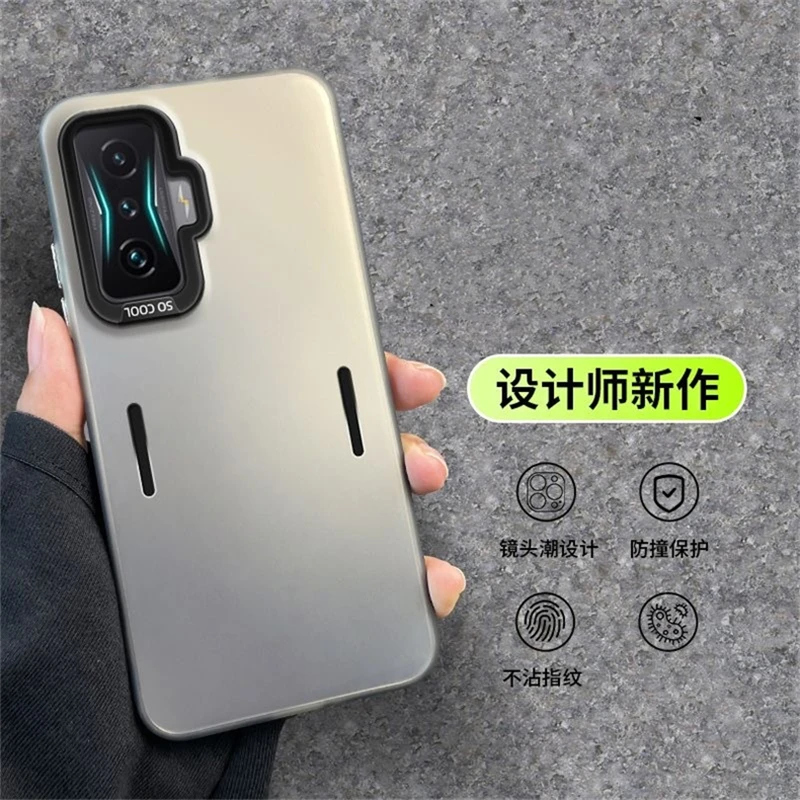 Funda para Poco F4 GT 5G Xiaomi Redmi K50 Gaming Edition, funda acrílica colorida respetuosa con la piel, funda trasera para teléfono, parachoques a prueba de golpes