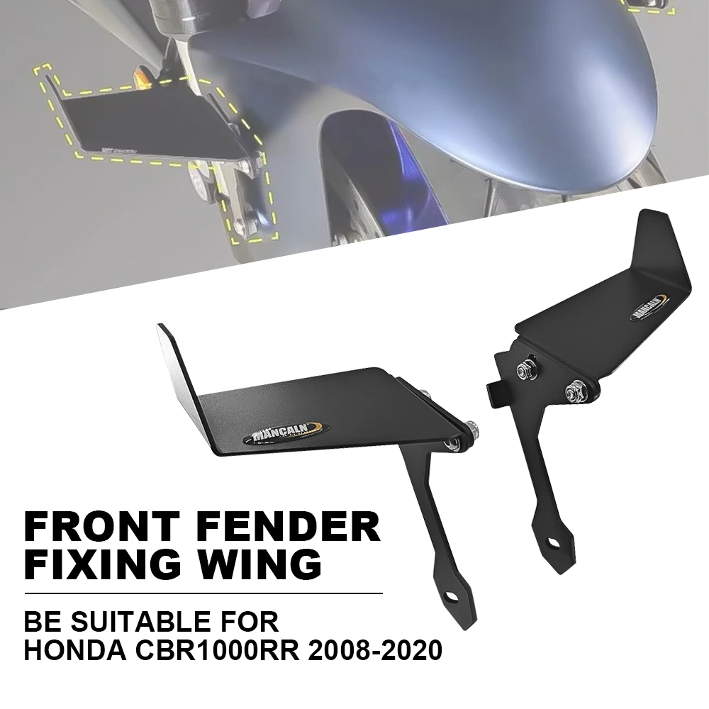 

For HONDA CBR1000RR CBR 1000 RR 2008-2020 fixed wing Front fender adjustable motorcycle mudguard Winglets splash guard
