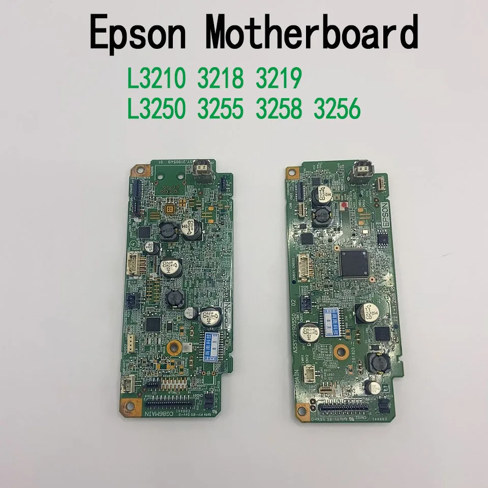 Epson L3210 L3218 L3219 L3250 L3255 L3258 L3256 เครื่องพิมพ์เมนบอร์ดลอจิกเมนบอร์ดสําหรับ Epson L3210 L3218 L3219 L3250 L3255