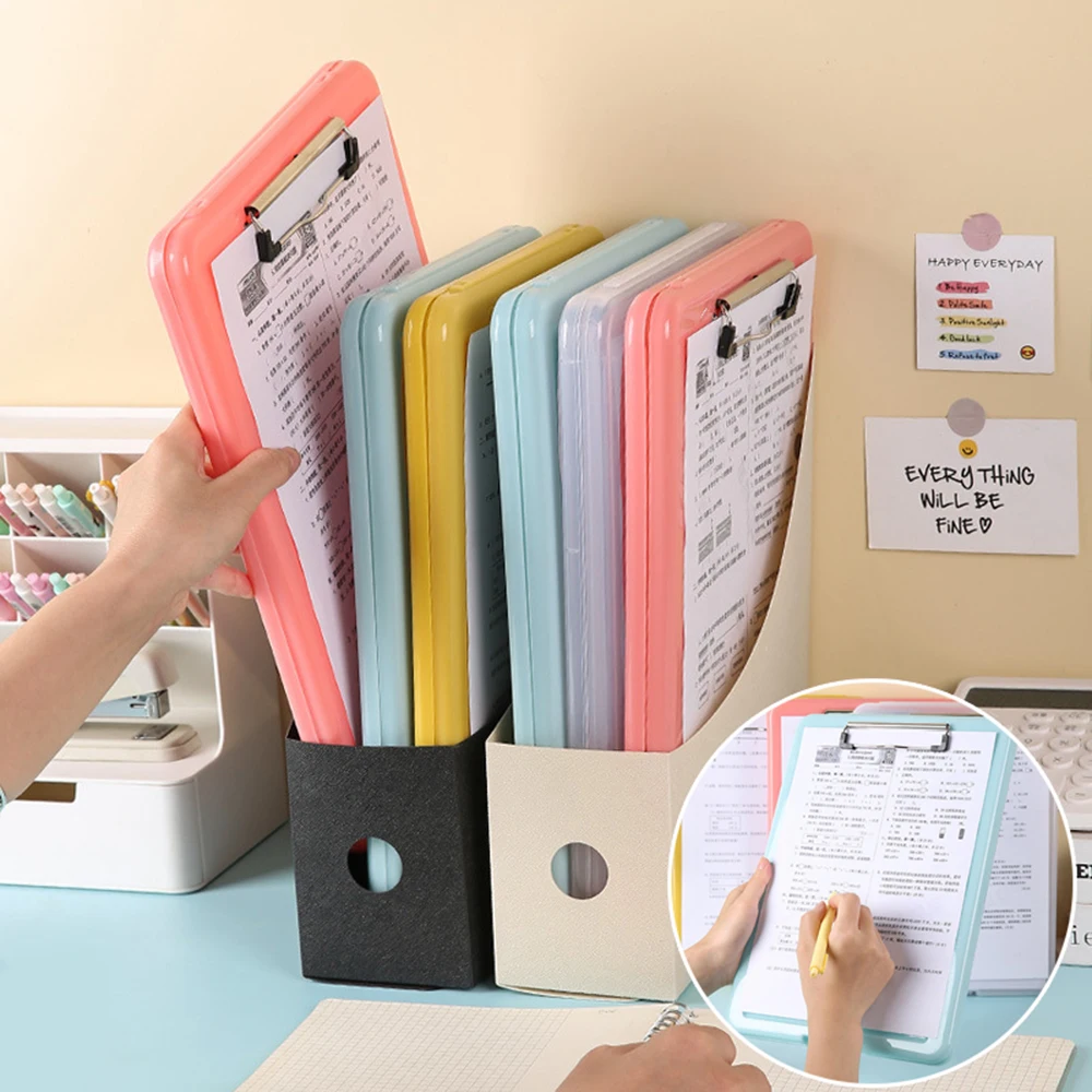Mr. Paper Multifunctional Writing Board File Folder Document Storage Box A4 Folders Book Pad Clamp Stationery 4 Style