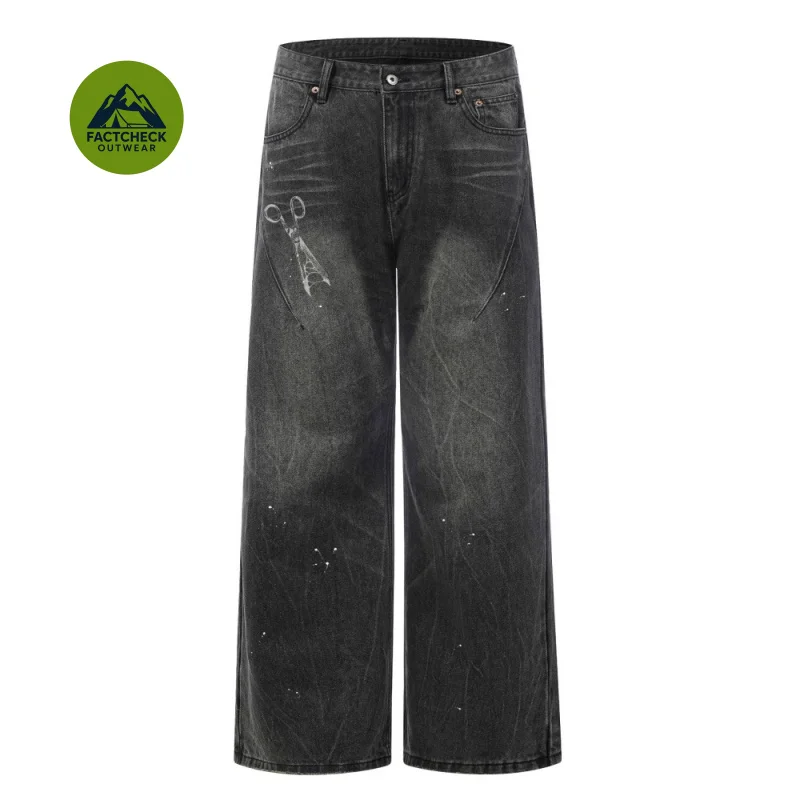 FACTCHECK High Quality EU US Size Vintage Washed Denim pants