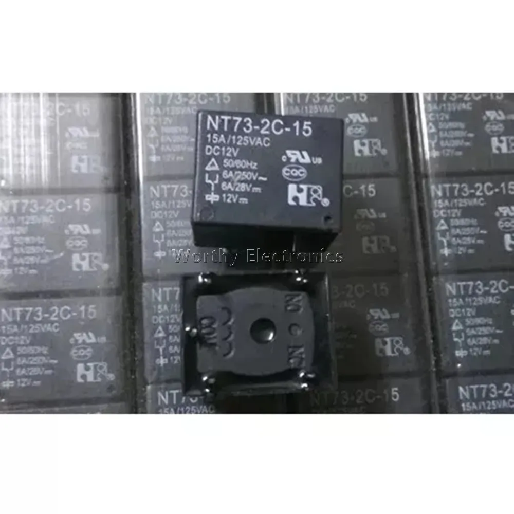 

Free Shipping 10PCS/LOT 12VDC 6A 5PIN Relay NT73-2C-15 DC12V