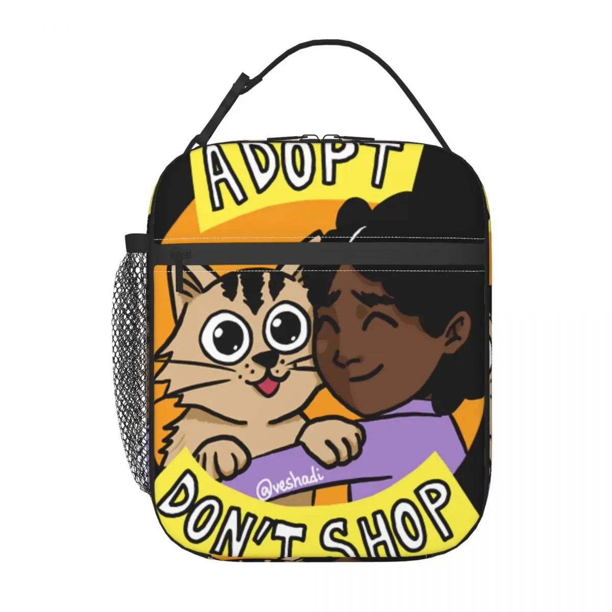 

Приходите Don T Shop! (кошачья версия) One Lunchbag