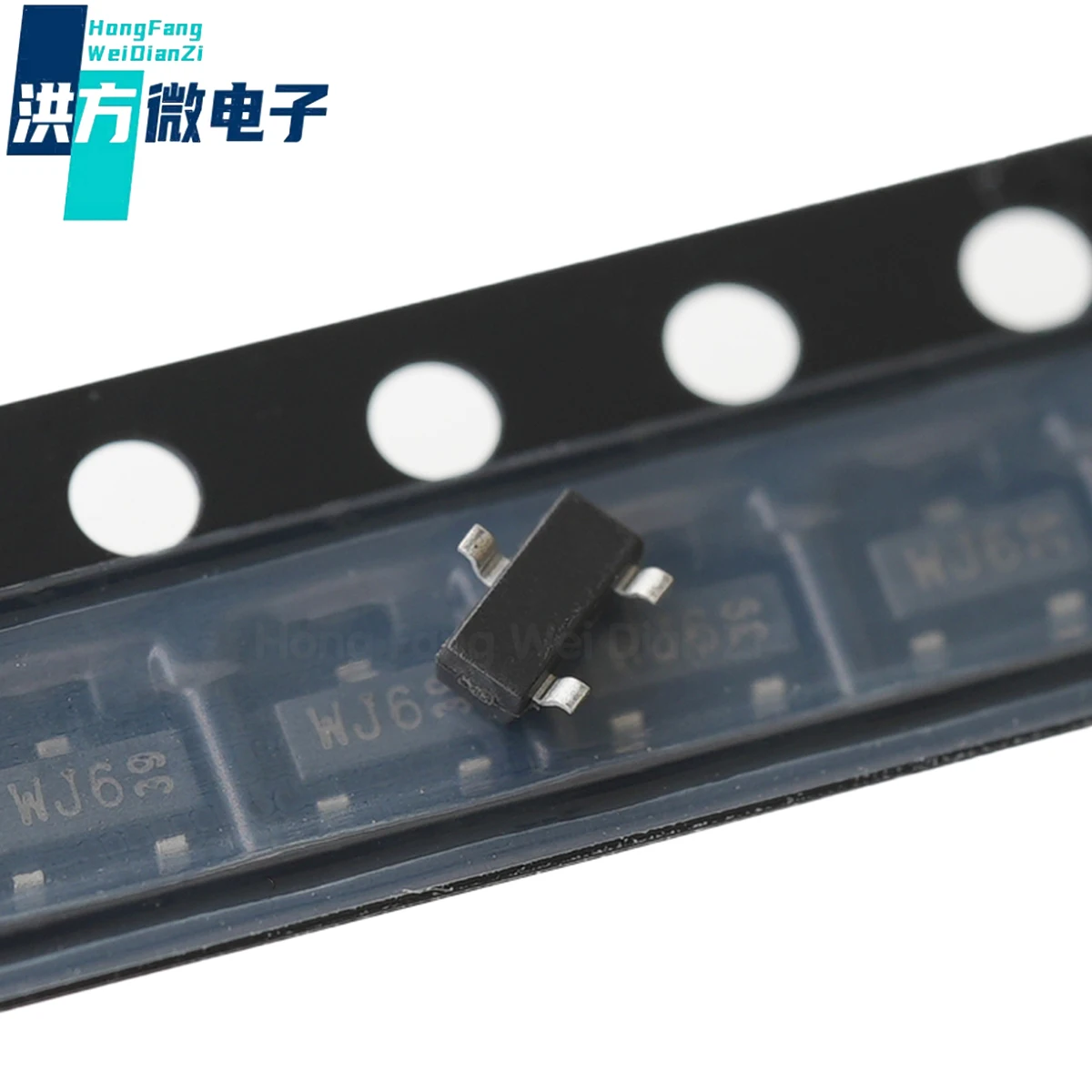 20-200PCS Original, Field Effect Transistor (MOSFET) 417mW 60V 300mA 1 P-channel SOT-23: BSH201,215, Marking: WJ6