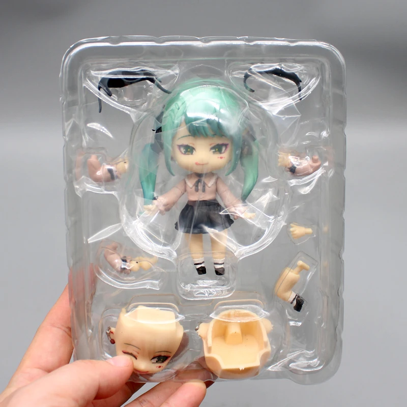 Hatsune Miku Vampire Clay Man 4" DIY Animation Figure , Cartoon Movie Anime Model Garage Kit Ornaments Decoration Doll