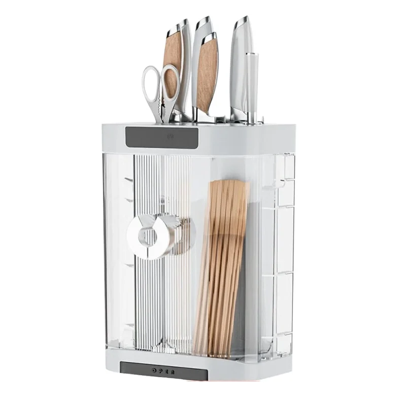 Kitchen knife holder Shelf Household multi-functional countertop knife holder chopstick cartridge knife integrated collection