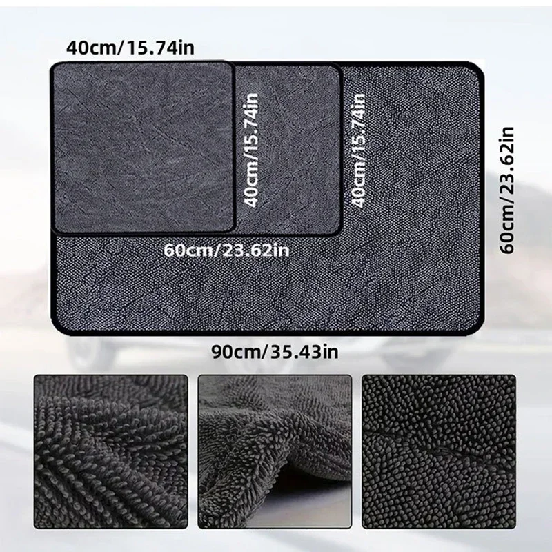 Microfiber Twist Car Cleaning Towel - Professional-Grade Drying Cloth Ideal for Car Washing, Polishing, Waxing & Detailing Tasks