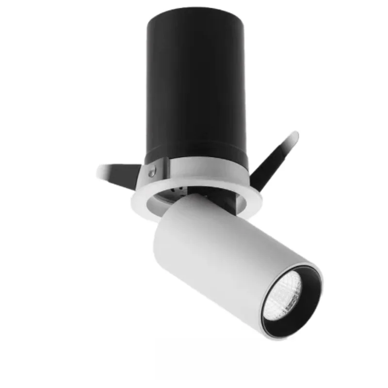 led lights stretch spotlights embedded small aperture full spectrum eye protection telescopic elephant nose lights