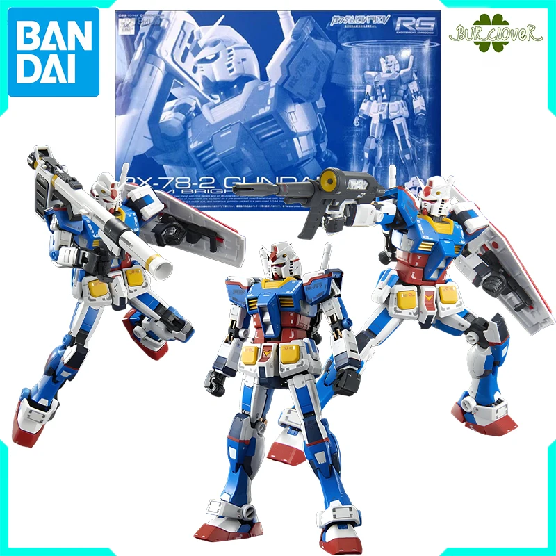 

Bandai Original GUNDAM PB RG Series PX-78-2 GUNDAM Anime Action Figure Assembly Model Toys Model Ornaments Gifts