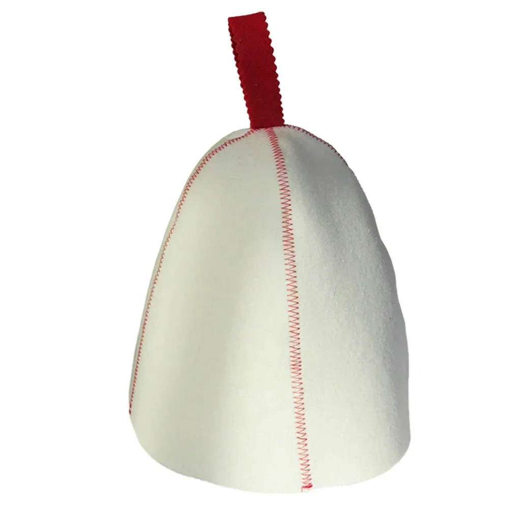 Gorro de Sauna de fieltro de lana para mantener el calor, protección para el cabello para la piel y la cabeza, accesorios para Spa, 1 piezas