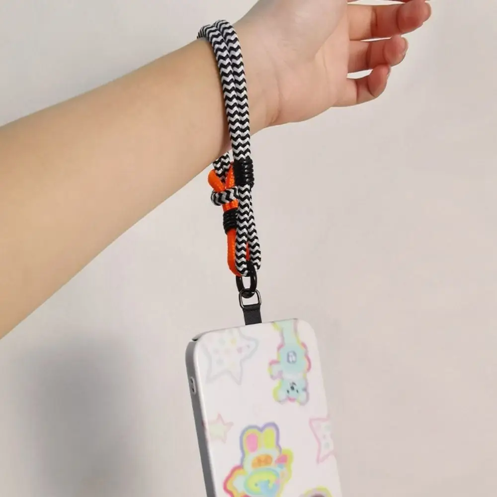 Universal Nylon Mobile Phone Lanyard Phone Accessories Keychain Anti-lost Rope Simple Phone Case Strap