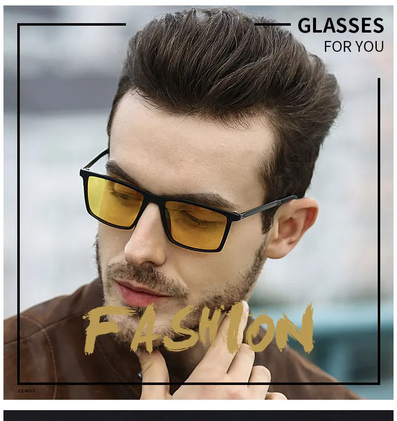 Rectangle Polarized Sunglasses For Men 2024 Luxury Brand Designer Square Sun Glasses Fashion Vintage Retro zonnebril vintage