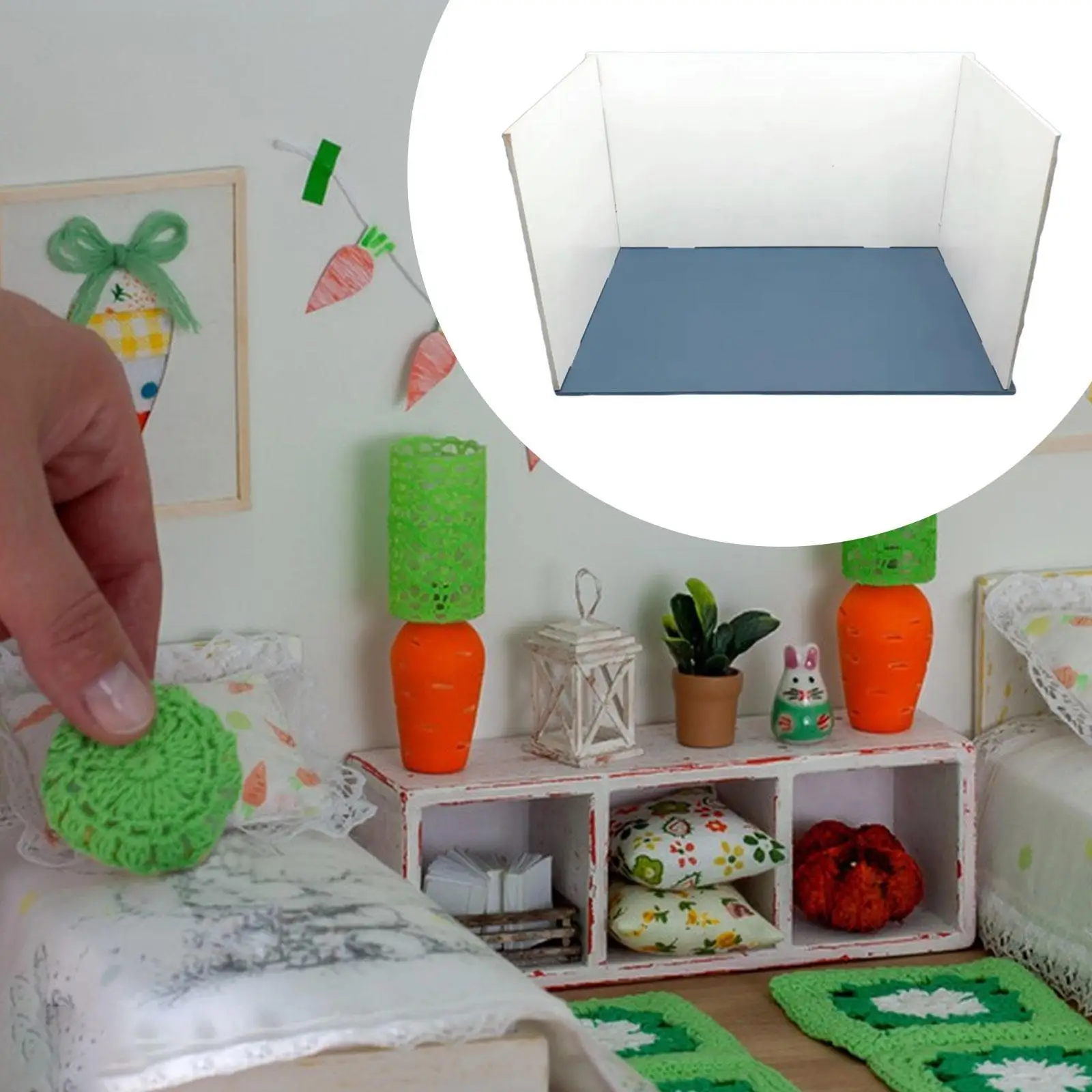 1/12 Tabellone per casa delle bambole Decorazione per casa delle bambole Decorazione fai da te Regalo Casa delle bambole