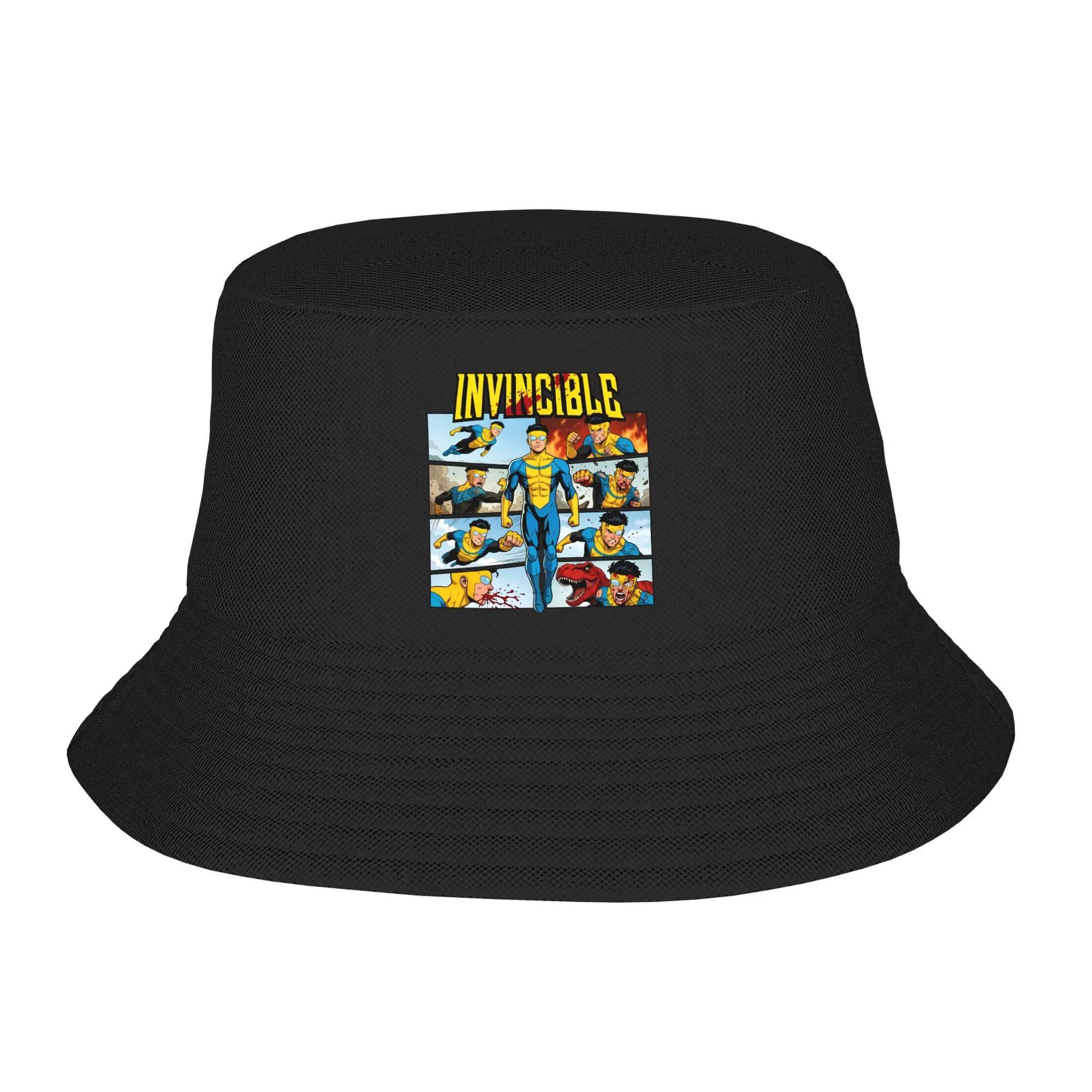 Hero Invincible Animated Bucket Hat Vocation Getaway Headwear Merch  Fisherman Cap for Unisex Panama Hat Lightweight