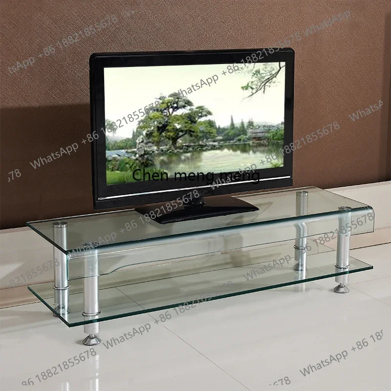 

RR Universal Glass Tv Stands Living Room Modern Monitor Hallway Storage Tv Table Movies Center Suporte Para Tv Replica Furniture