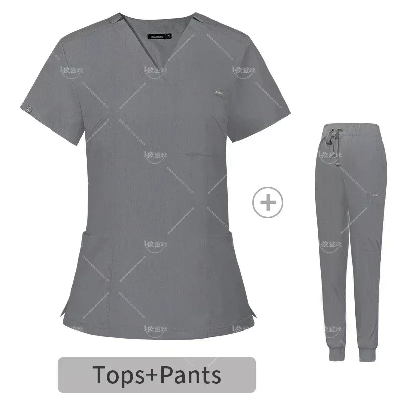 Nieuwe Operatiekamer Medisch Uniform Frosted Ziekenhuiswerk Frosted Set Medische Benodigdheden Verpleegkundige Tandheelkundig Uniform Werkuniform