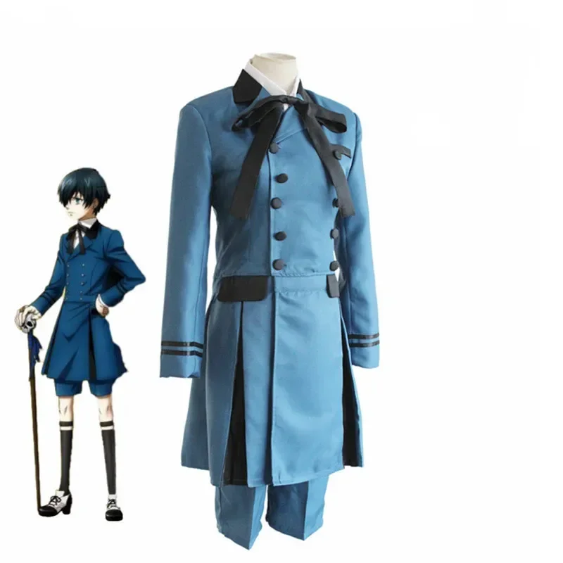 

Черный дворецкий Kuroshitsuji Ciel Phantomhive Косплей Костюм Emboitement Sebasti Kuroshitsuji Aristocrat Косплей Костюм