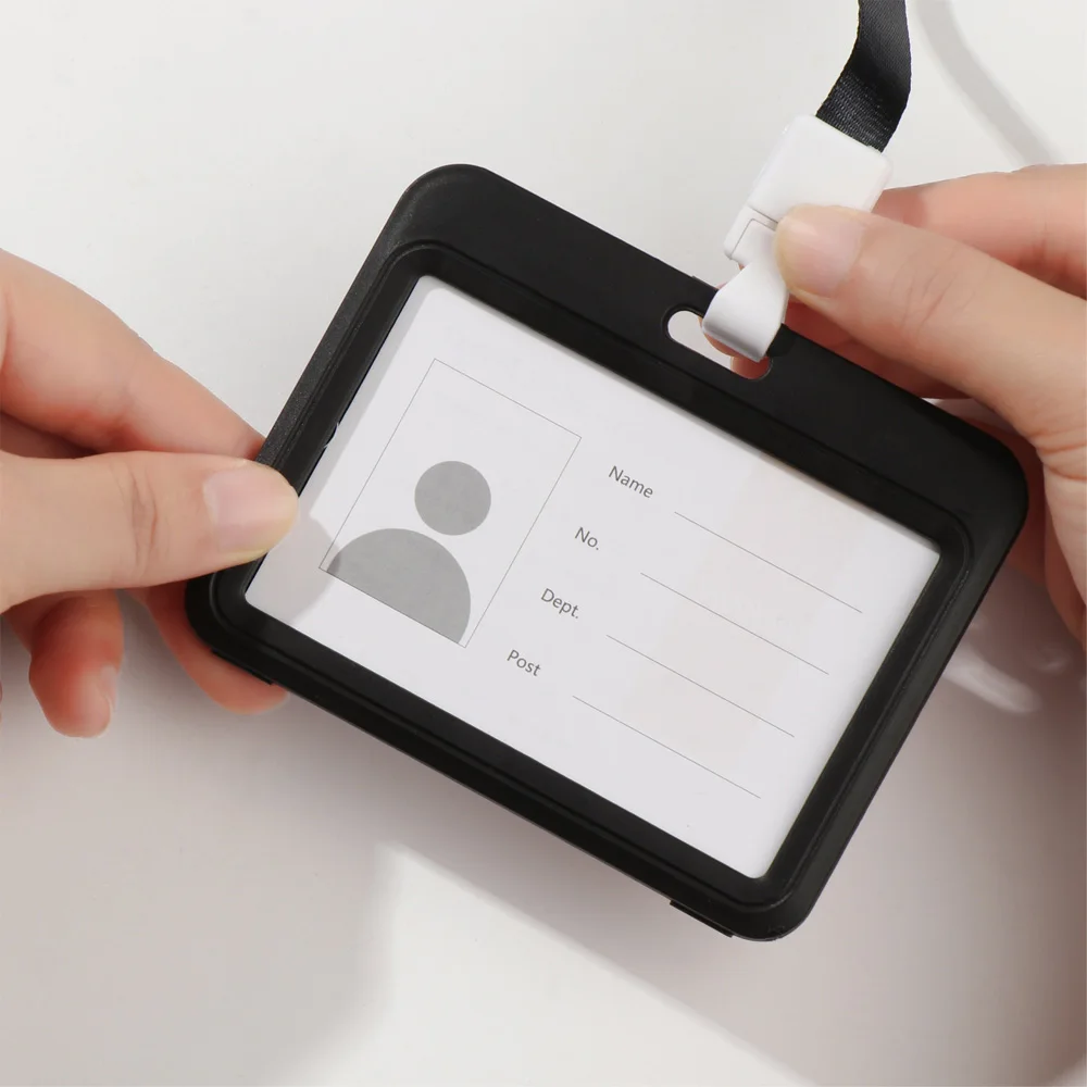 Водонепроницаемый держатель для бейджа из ПВХ, защита для карт, вакцинация, держатель для удостоверений личности, защитный рукав