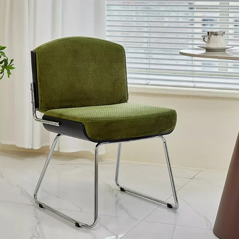 

ZMinimalism Vintage Dining Chair Nordic Light Luxury Luxury Backrest Dining Chair Bedroom Living Room Home Furniture Sillas FYDC