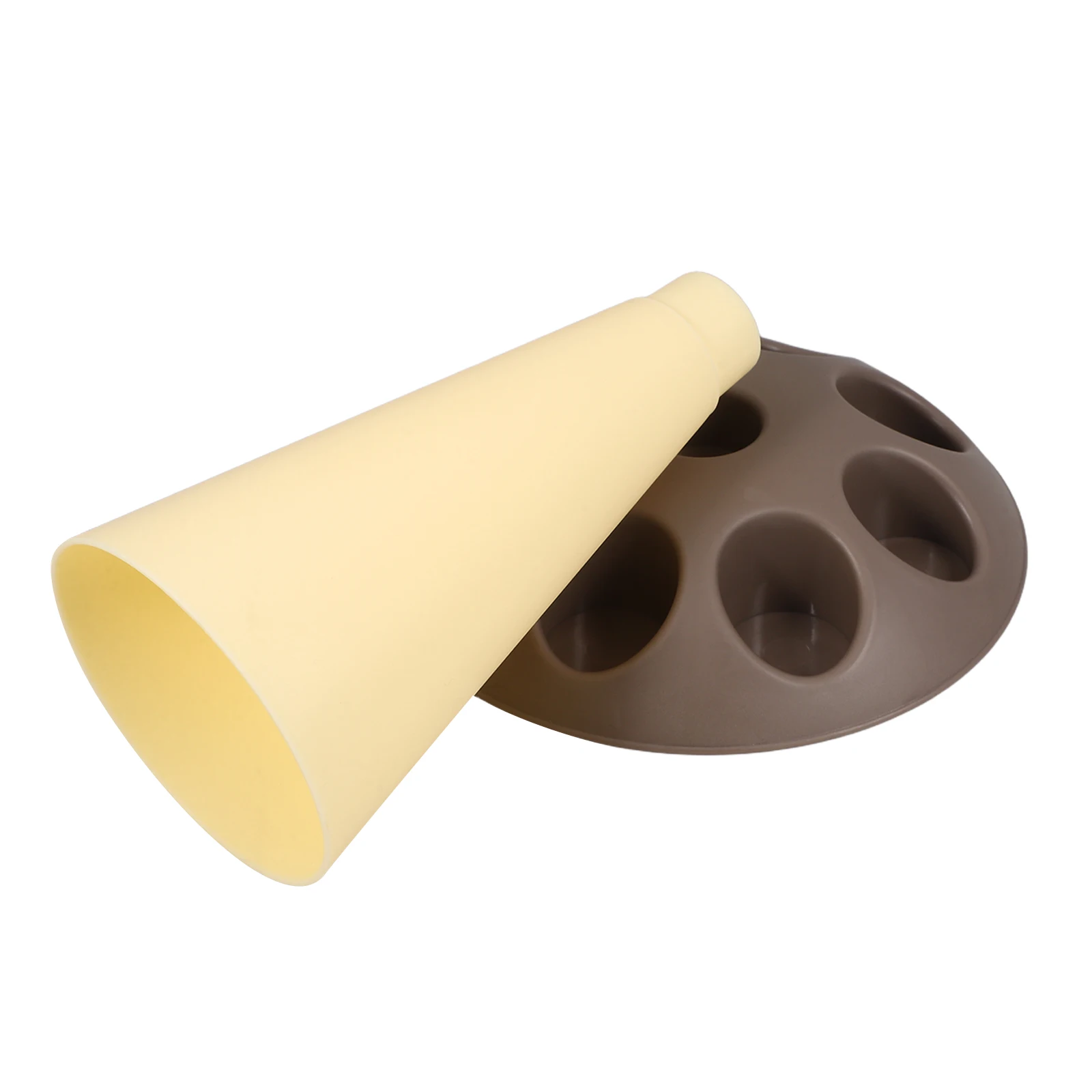 

Decorating Bag Holder with Piping Tip Slots Pastry Cream Organizer for Cake Baking Tool Bag Holder Pip Stand Tip