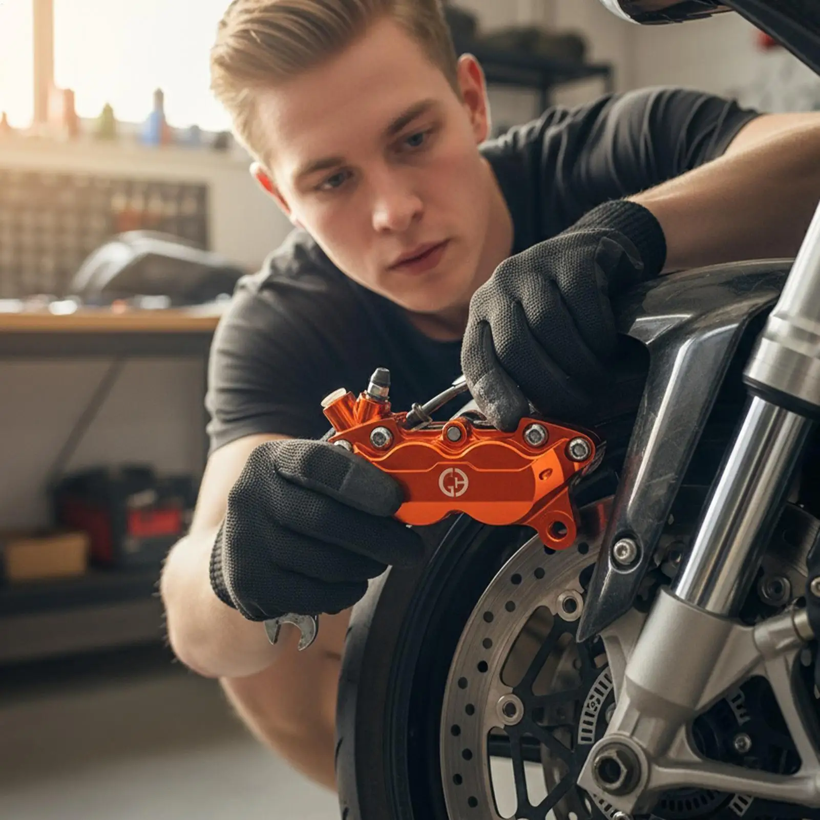 

Мотоциклетный тормозной зажим из алюминиевого сплава, сменный тормозной зажим для велосипеда для бездорожья для ATV, электрический скутер, мотокросс, трек для езды на тропе