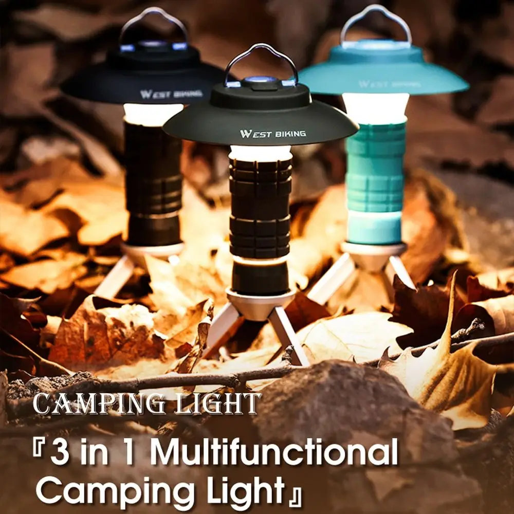 

Portable With Magnetic Tent Lantern Outdoor Light Led Flashlight Tent Camp Supplies Camping Light