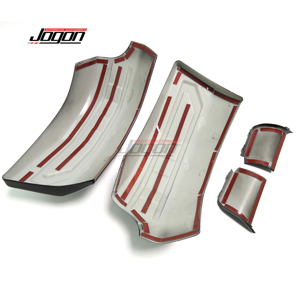 4 Stuks Abs Mat Zwart Speciale Editie Achterbumper Eindkappen Covers Trim Toyota Fj Cruiser Xj10 2006 2007 2008 2009-2022